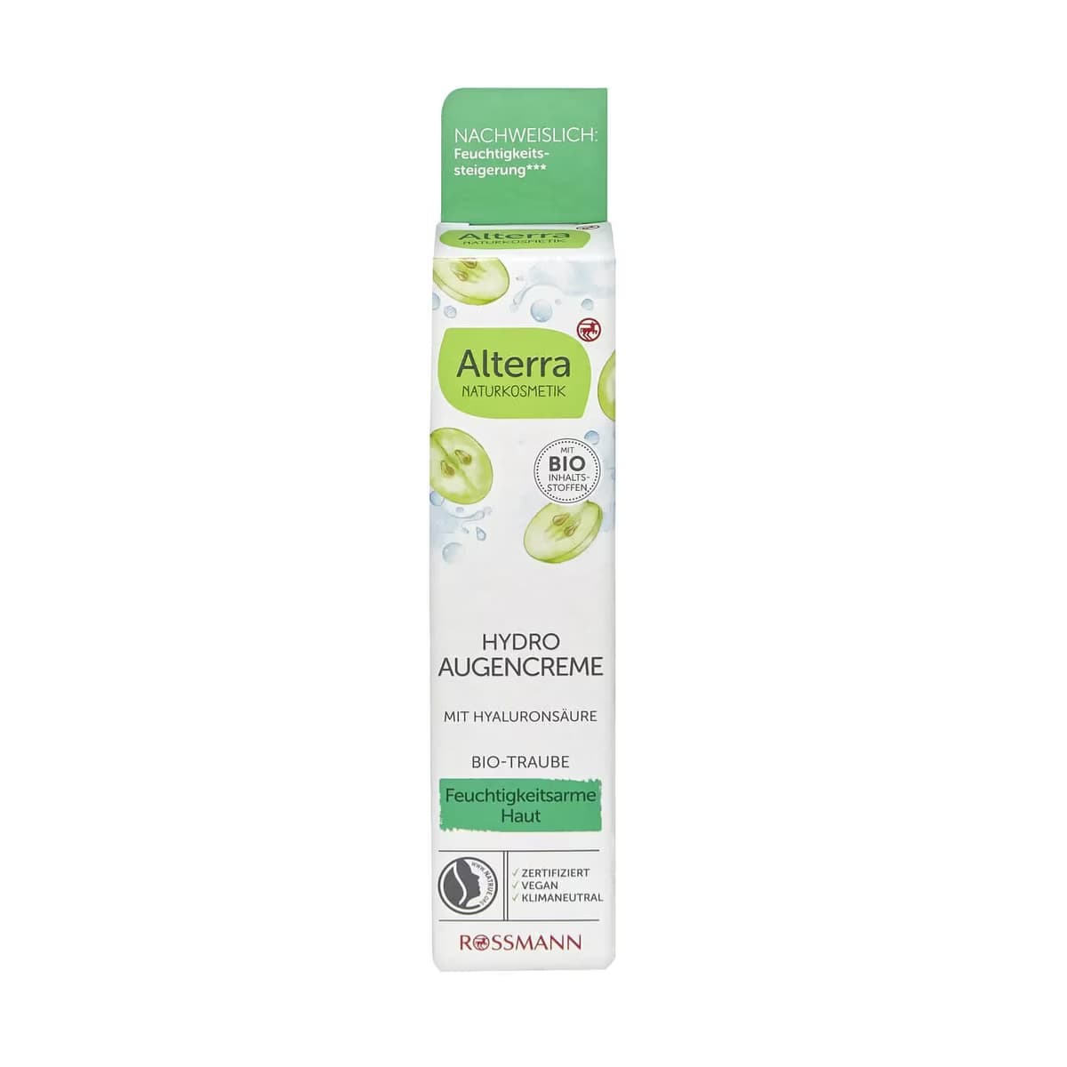 Alterra Su Bazlı Göz Kremi Üzüm & Beyaz Çay İçerikli 15 ml