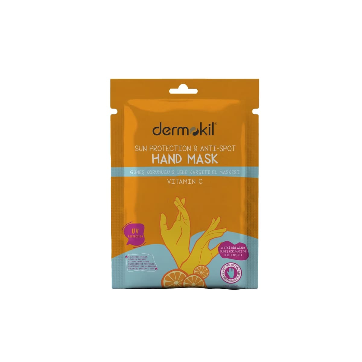 Dermokil Güneş Koruyucu & Leke Karşıtı El Maskesi Vitamin C 30 ml - Gratis