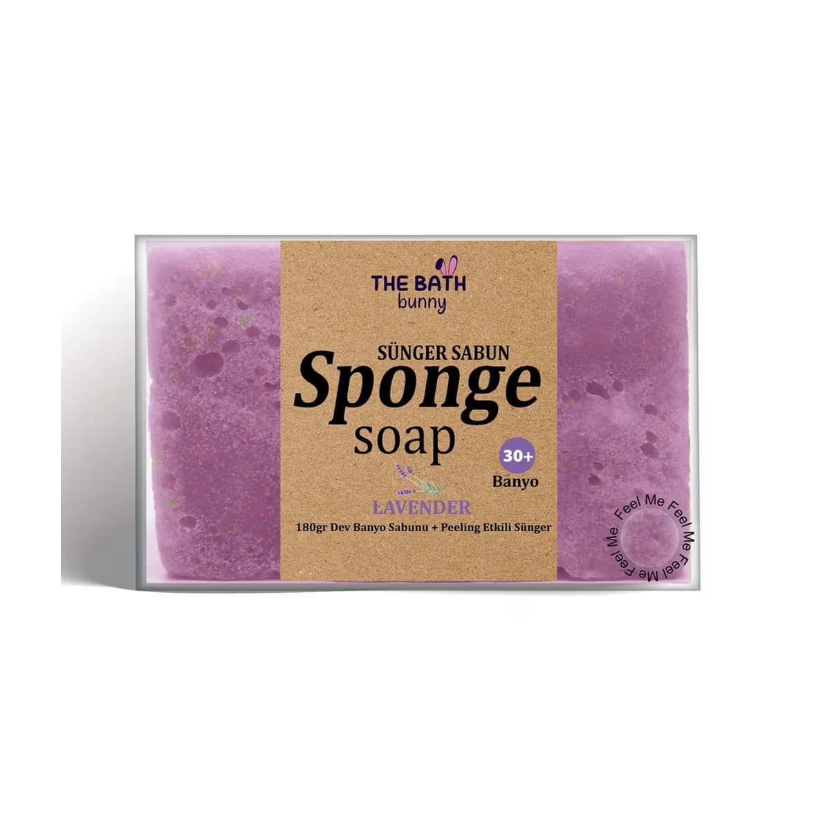 The Bath Bunny Lavanta Kokulu Peeling Etkili Sünger Sabun 180 gr - Gratis