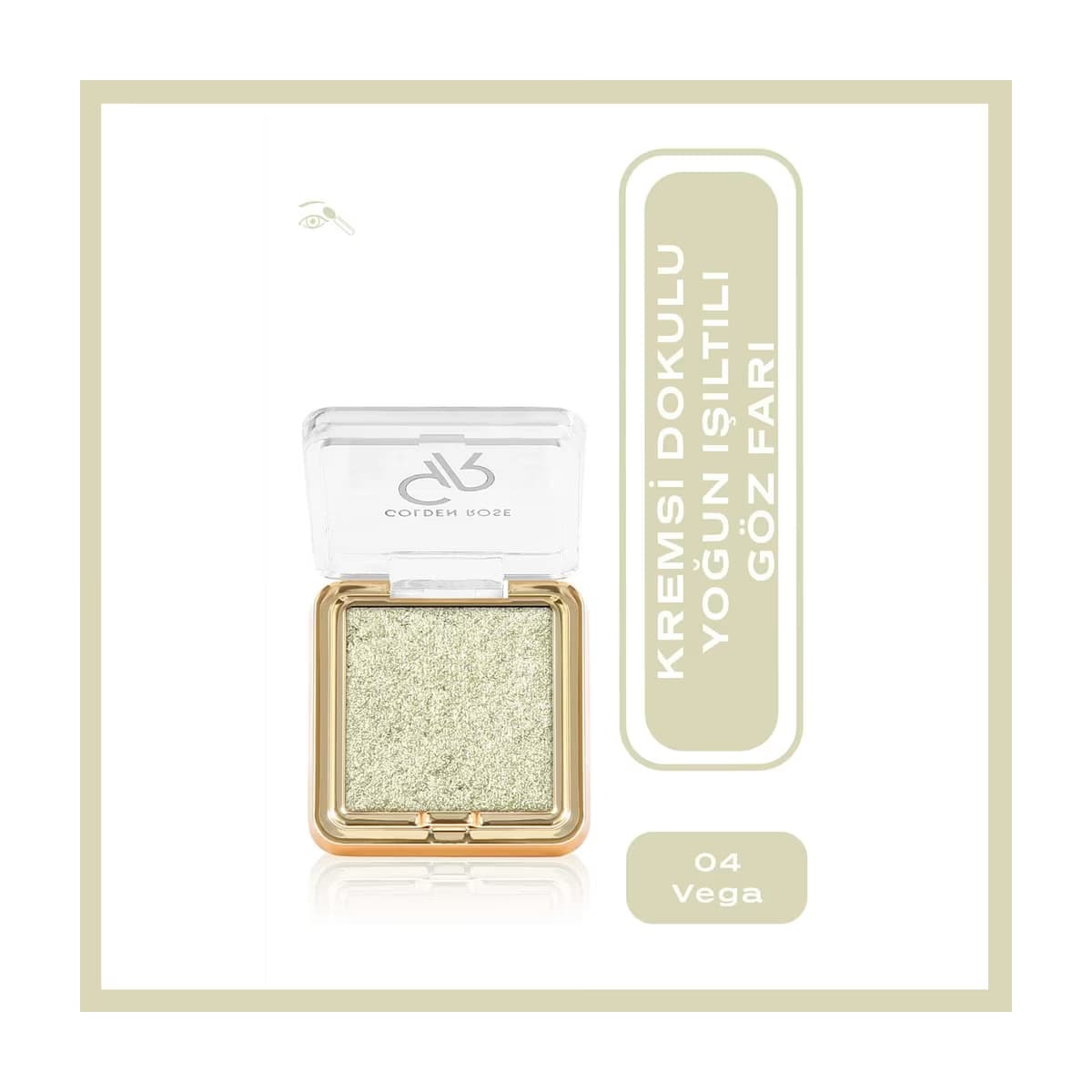 Golden Rose Glitter Glow Eyeshadow Göz Farı No: 04 Vega - Gratis
