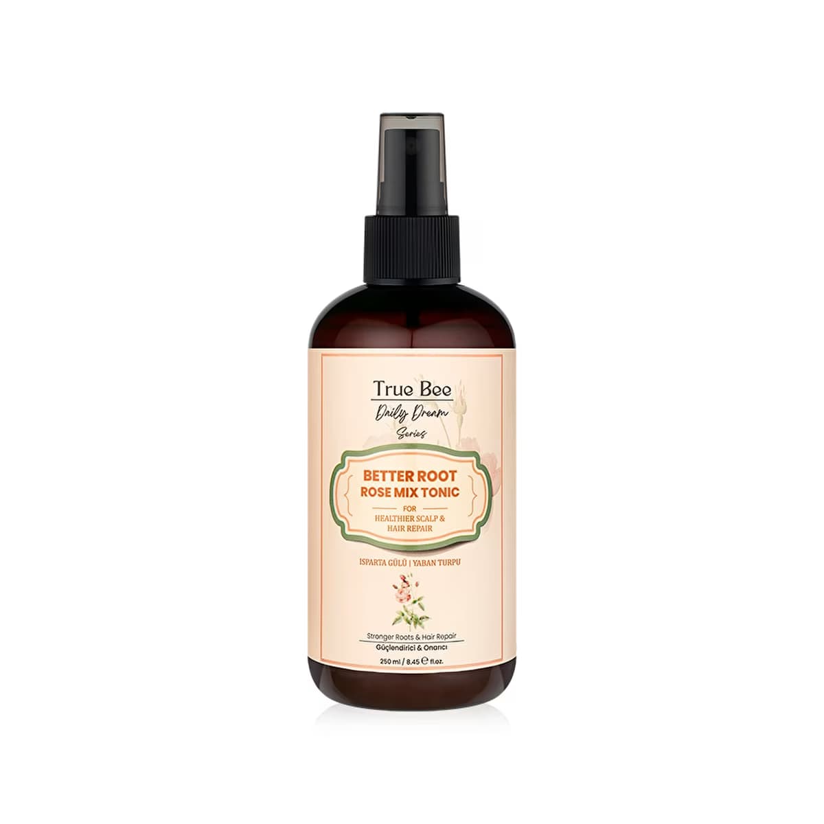True Bee Daily Dream Rose Tonic Yaban Turpu İle Güçlendirilmiş Gül Toniği 250 ml - Gratis
