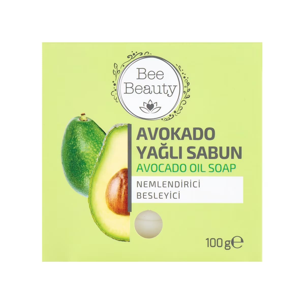 Bee Beauty Avokado Yağlı Kalıp Sabun 100 gr - Gratis