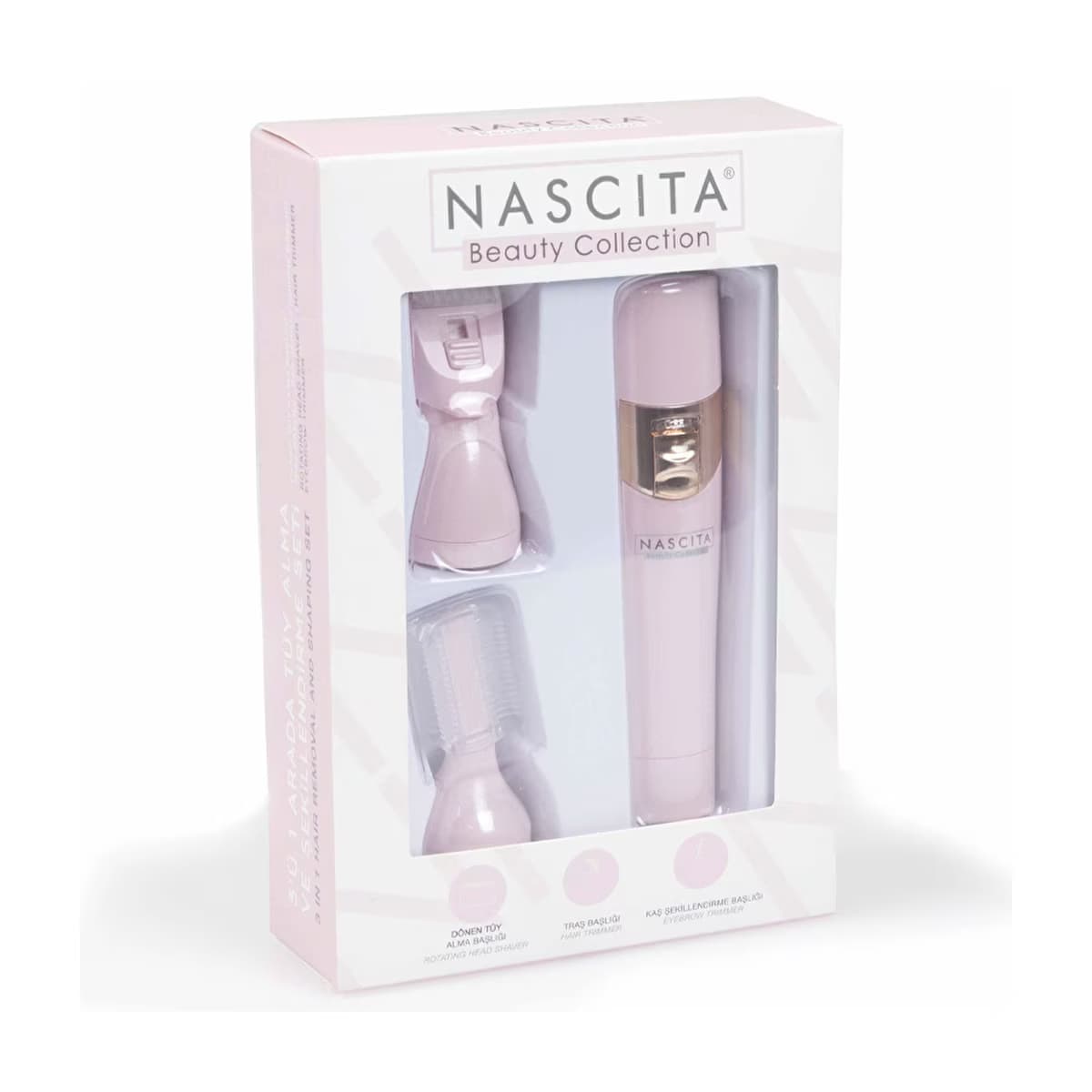 Nascita 3'ü 1 Arada Tüy Alma ve Şekillendirme Seti - Gratis