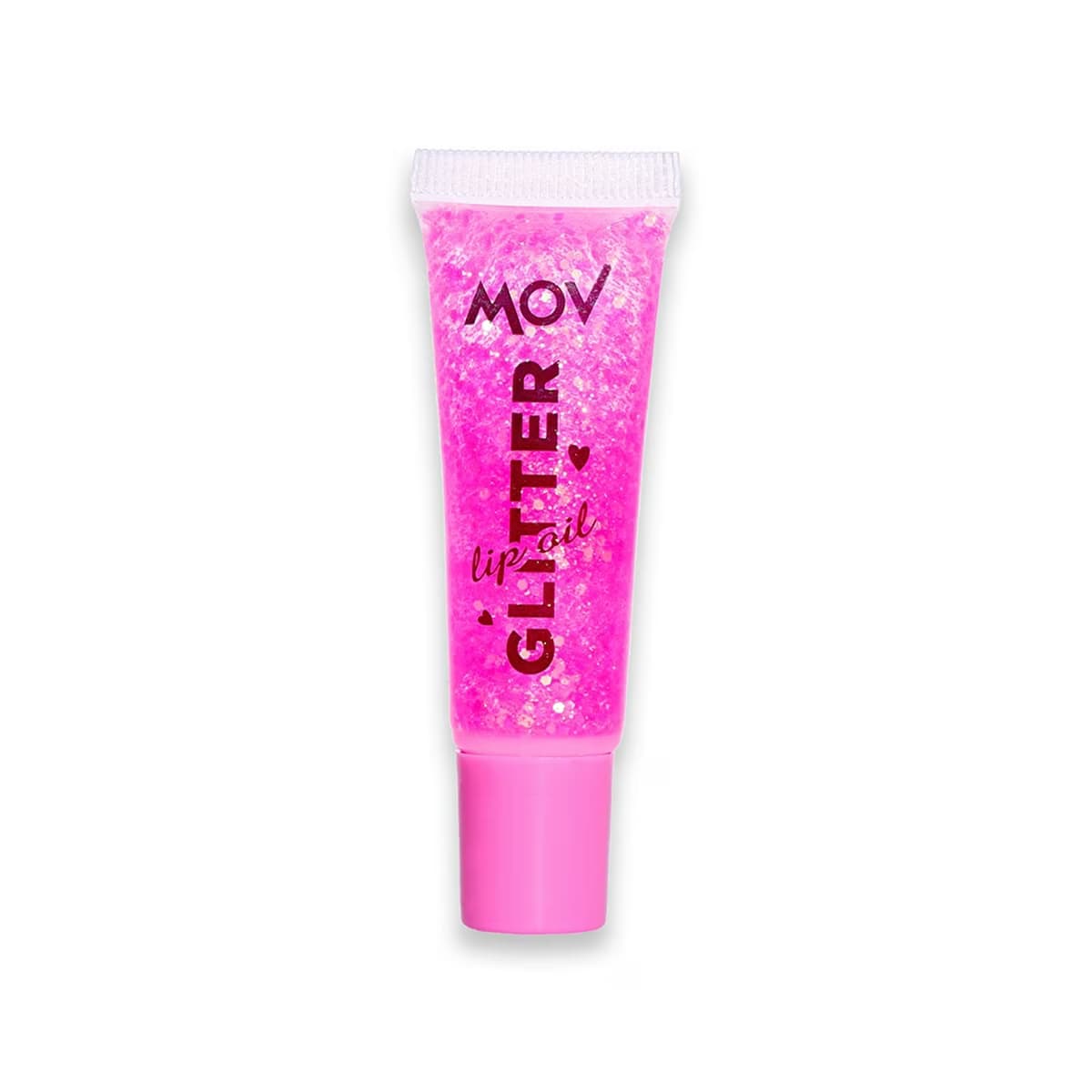 Mov Glitter Lip Oil Dudak Yağı No:05 Fuşya - Gratis