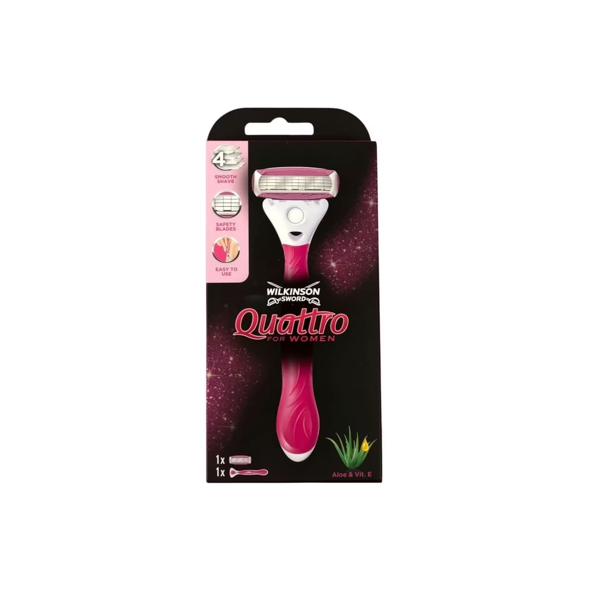 Wilkinson Sword Quattro 4 Bıçaklı Kadın Sistem Tıraş Bıçağı - Gratis