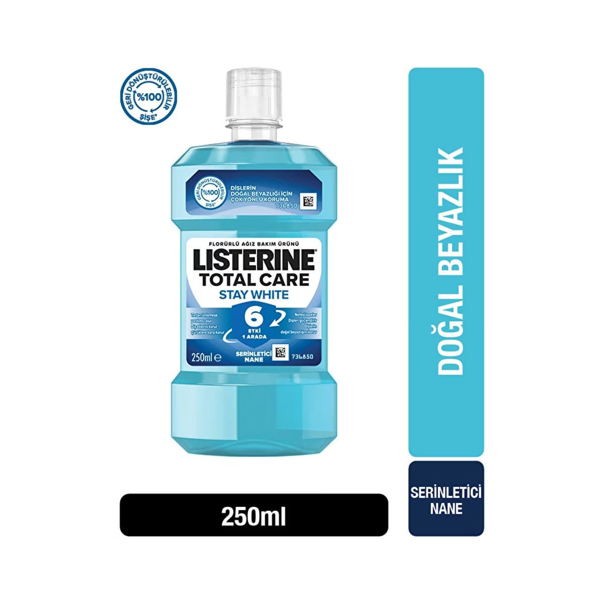 Listerine Total Care Stay White Hafif Tat Ağız Gargarası 250 ml - Gratis