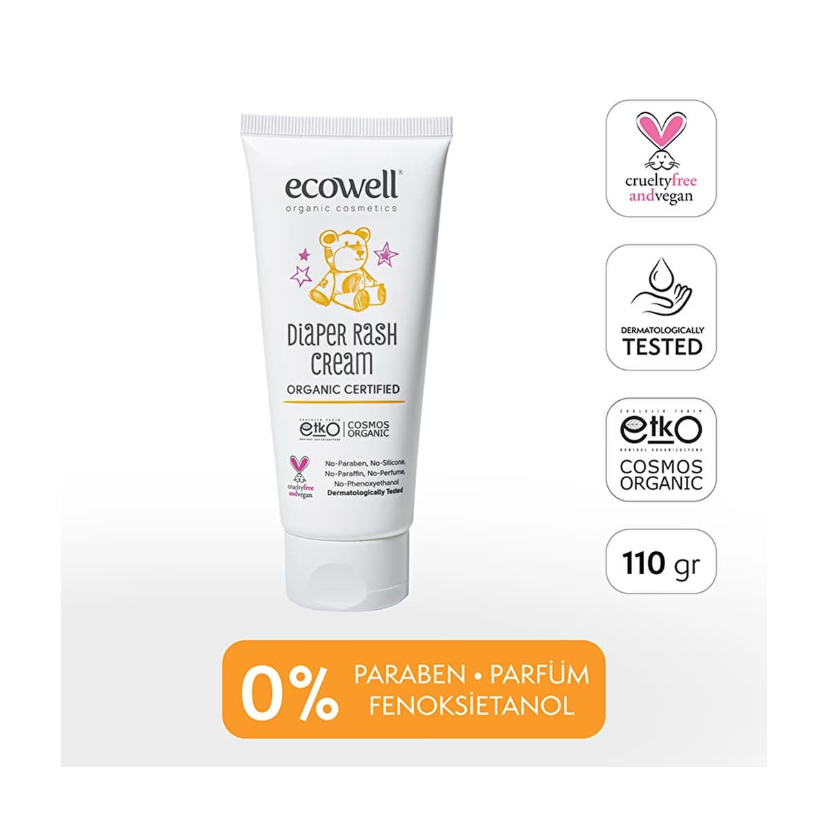 Ecowell Pişik Kremi 110 gr - Gratis