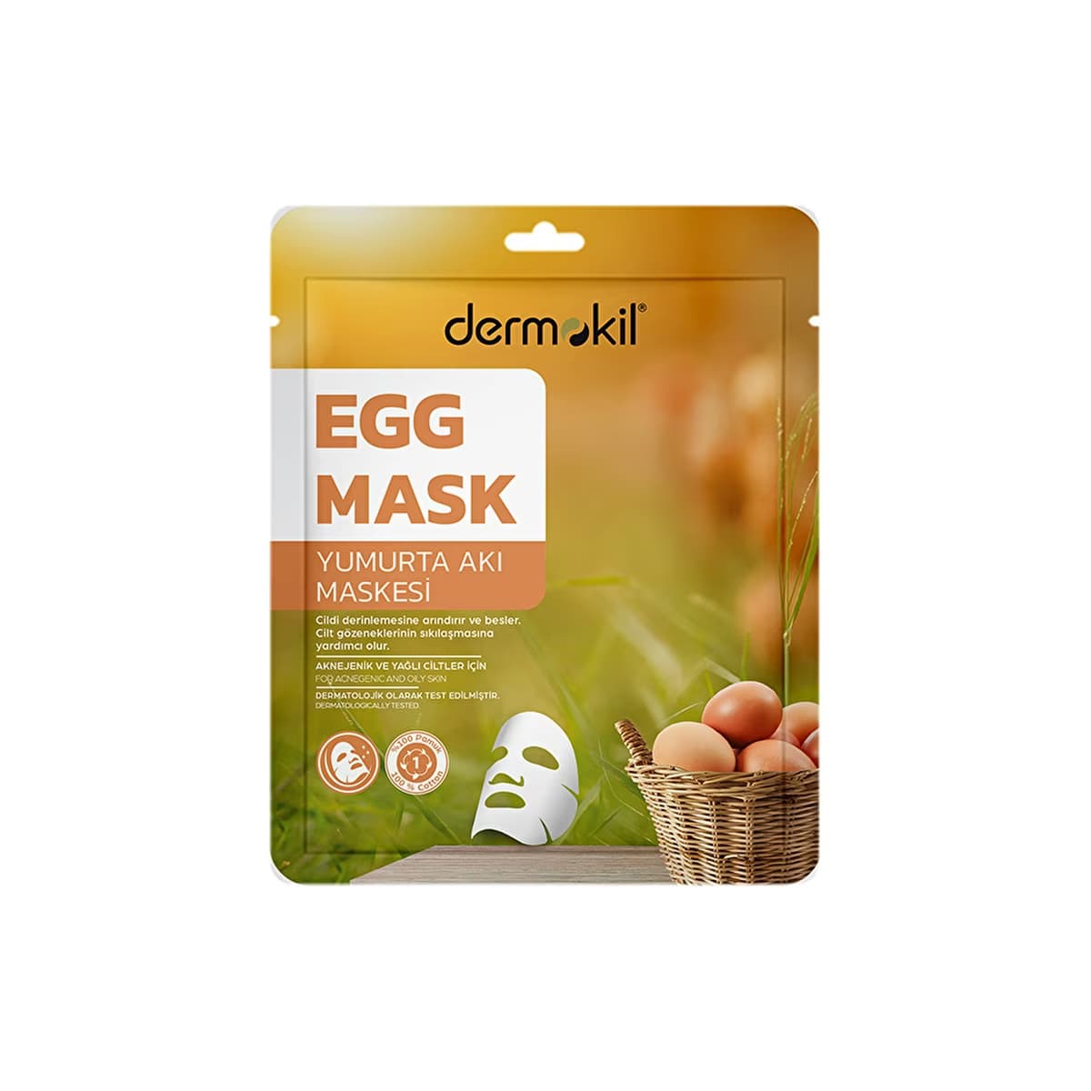 Dermokil Yumurta Maskesi 20 gr (Aknejenik ve Yağlı Ciltler için) - Gratis