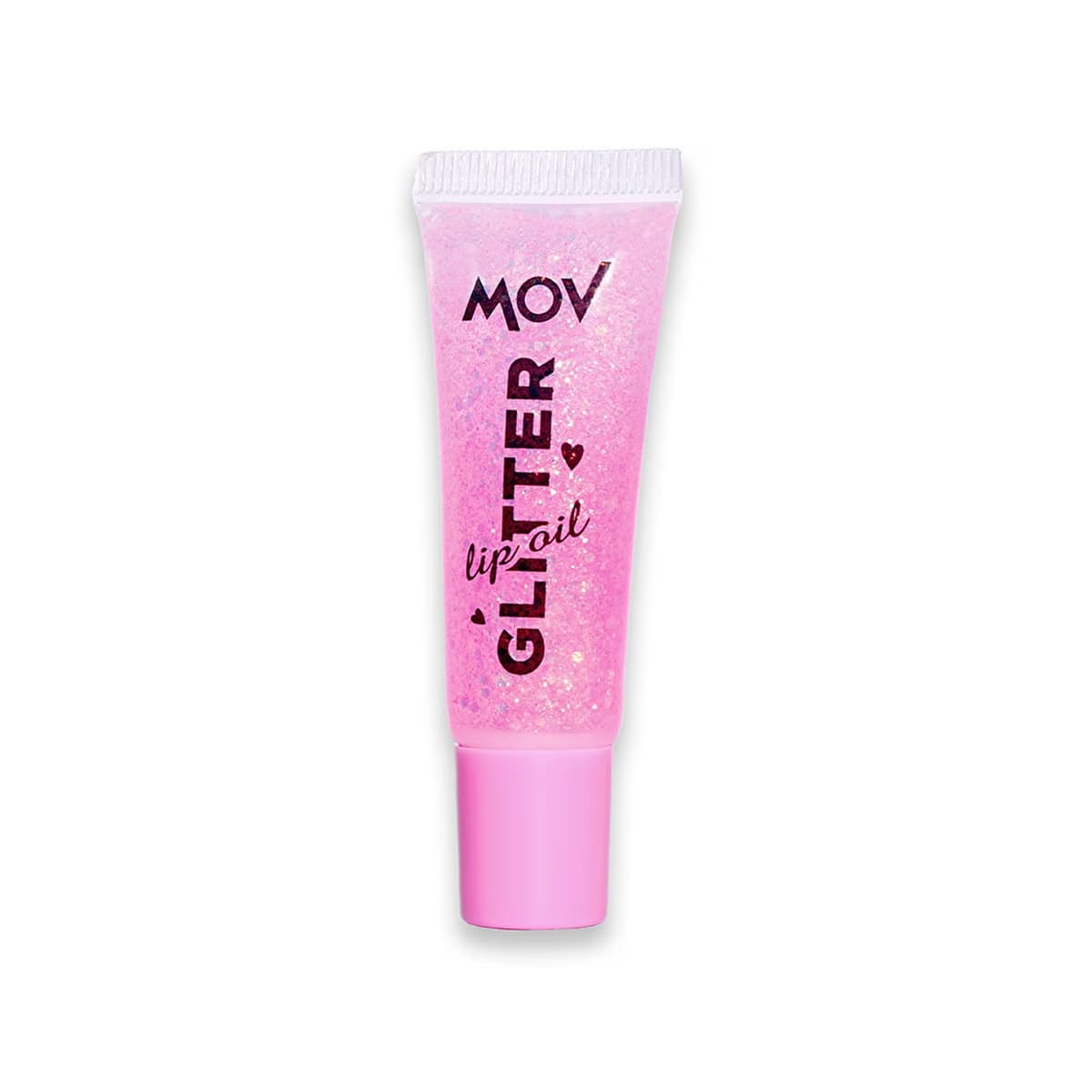 Mov Glitter Lip Oil Dudak Yağı No:02 Pembe - Gratis