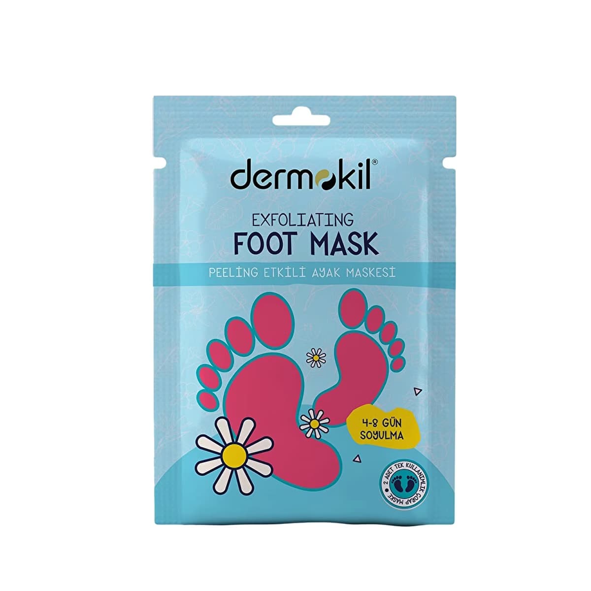 Dermokil Peeling Etkili (Soyulabilir) Ayak Maskesi 30 ml - Gratis