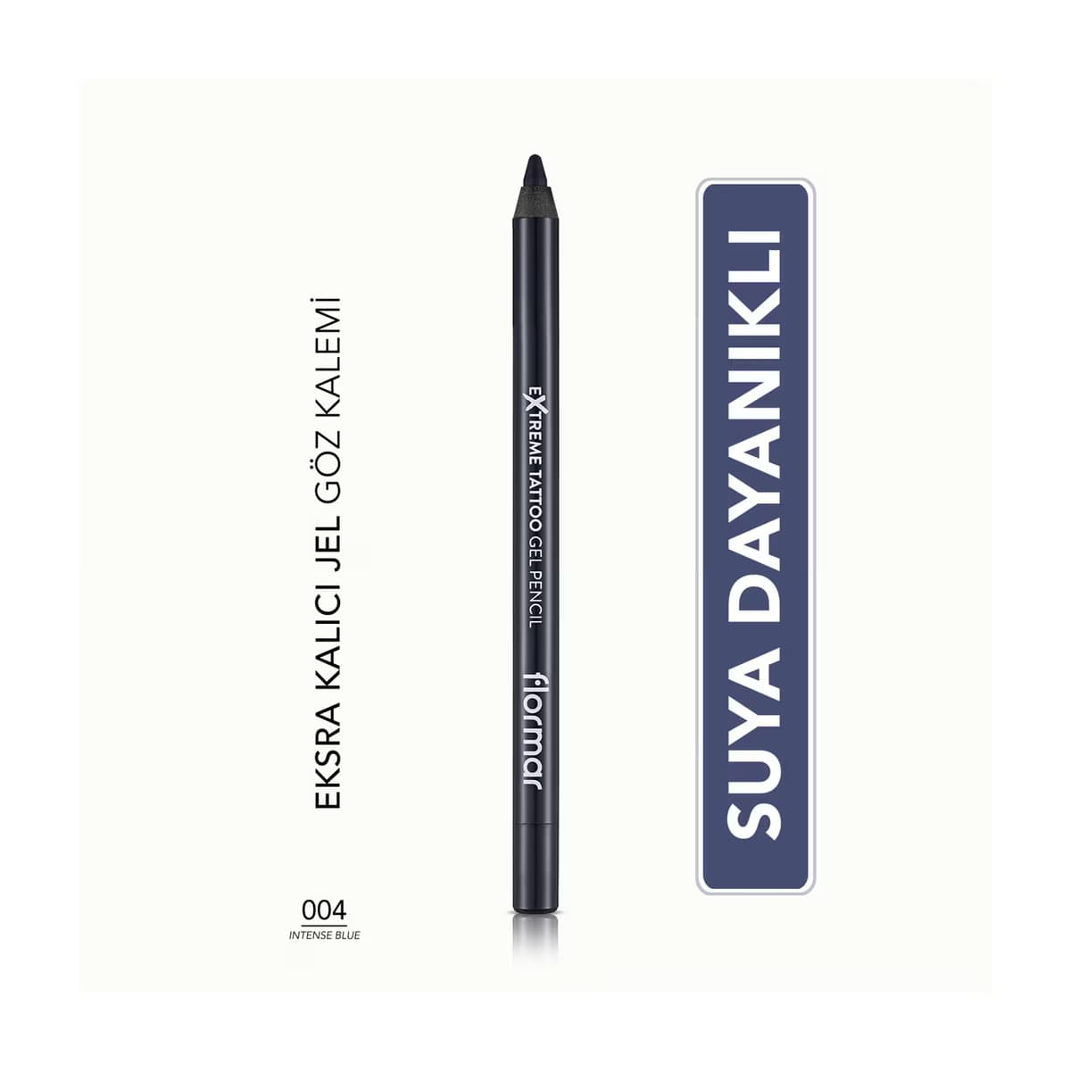 Flormar Extreme Tattoo Ekstra Kalıcı Mat Jel Göz Kalemi 004 Intense Blue - Gratis