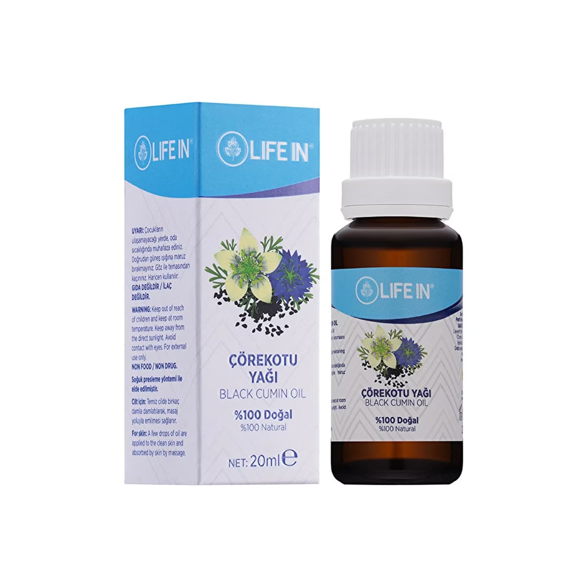 Life In Çörek Otu Yağı 20 ml - Gratis