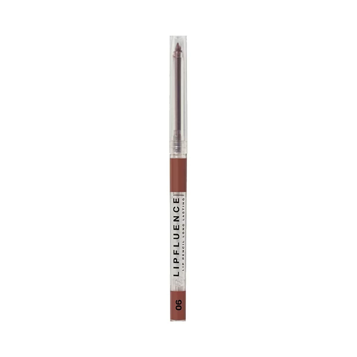 Influence Beauty Automatic Lipfluence Dudak Kalemi 06 Brown Beige - Long-Lasting Matte Lip Liner - Gratis