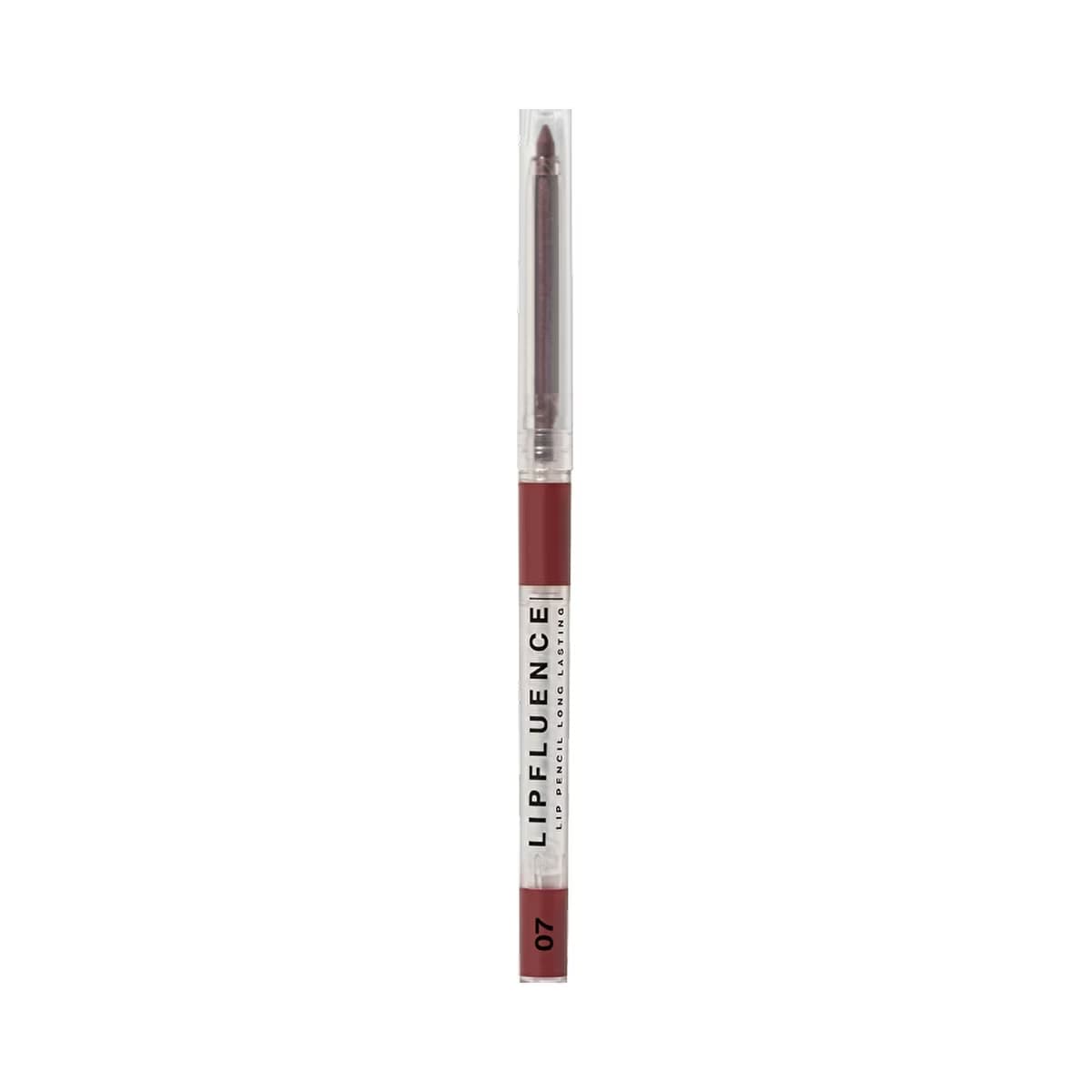 Influence Beauty Automatic Lipfluence Dudak Kalemi 07 Dark Pink Nude - Long-Lasting Matte Lip Liner - Gratis
