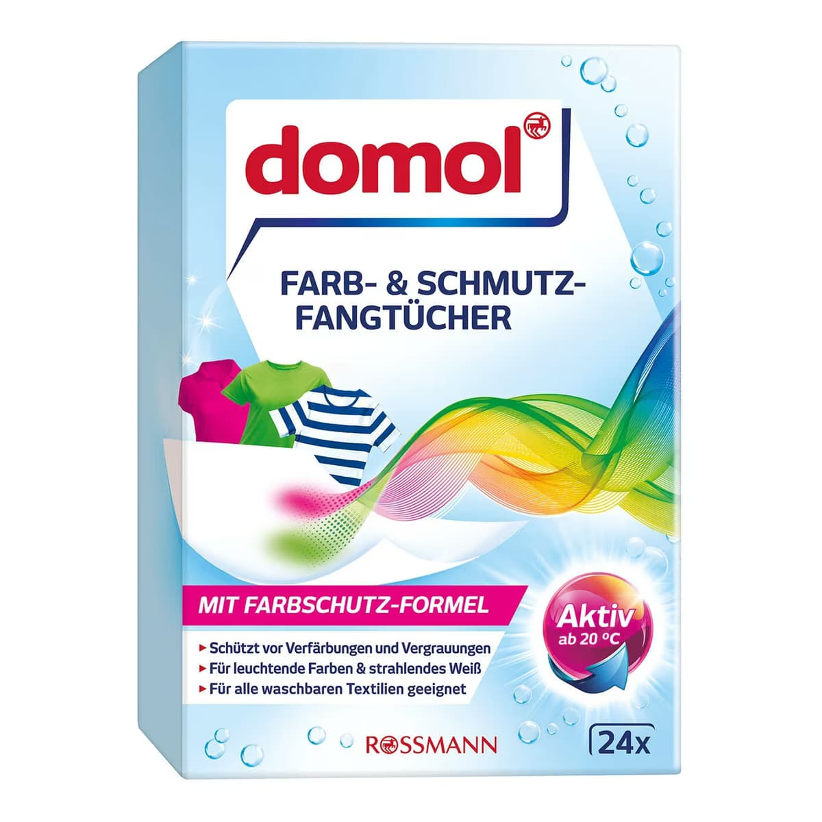 Domol Renk Ayırıcı Mendil Çamaşır Makinesi İçin 24'lü