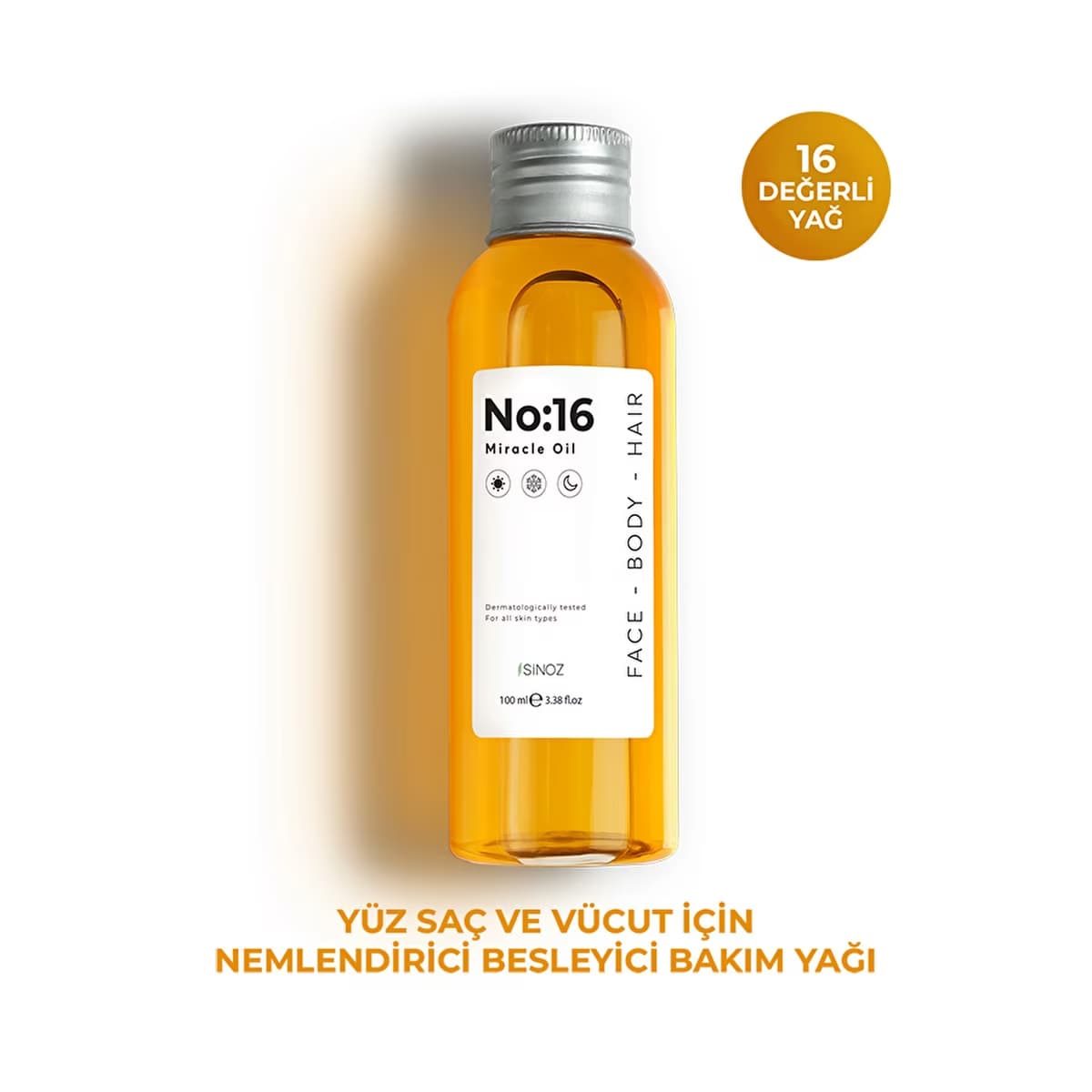 Sinoz No:16 Miracle Oil 100 ml - Gratis