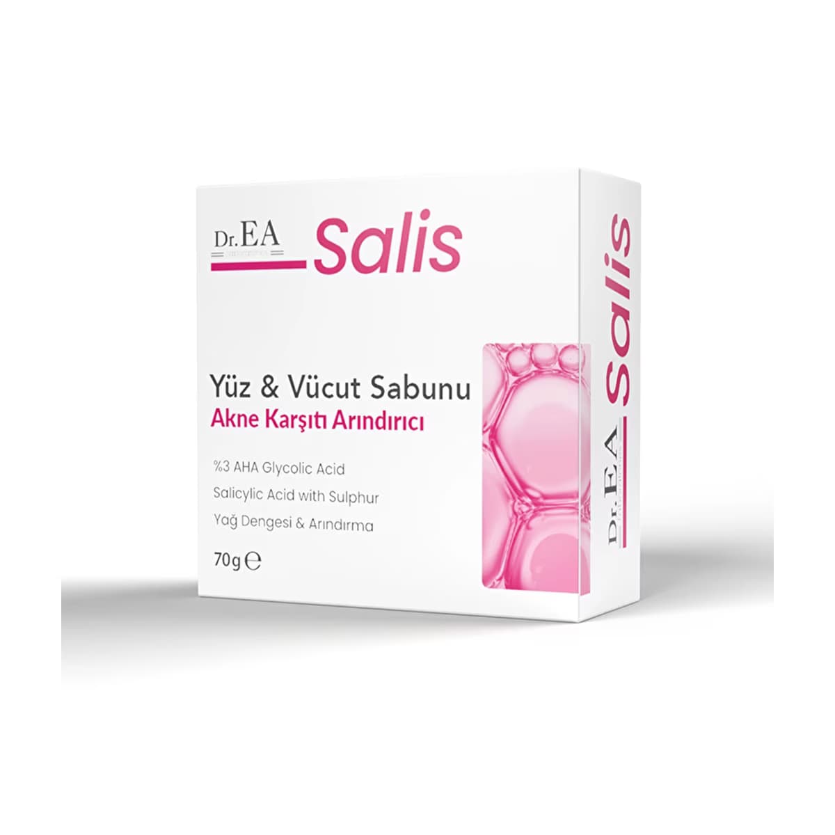 Dr. Ea Salis Akne Karşıtı Arındırıcı Sabun 70 gr - Gratis