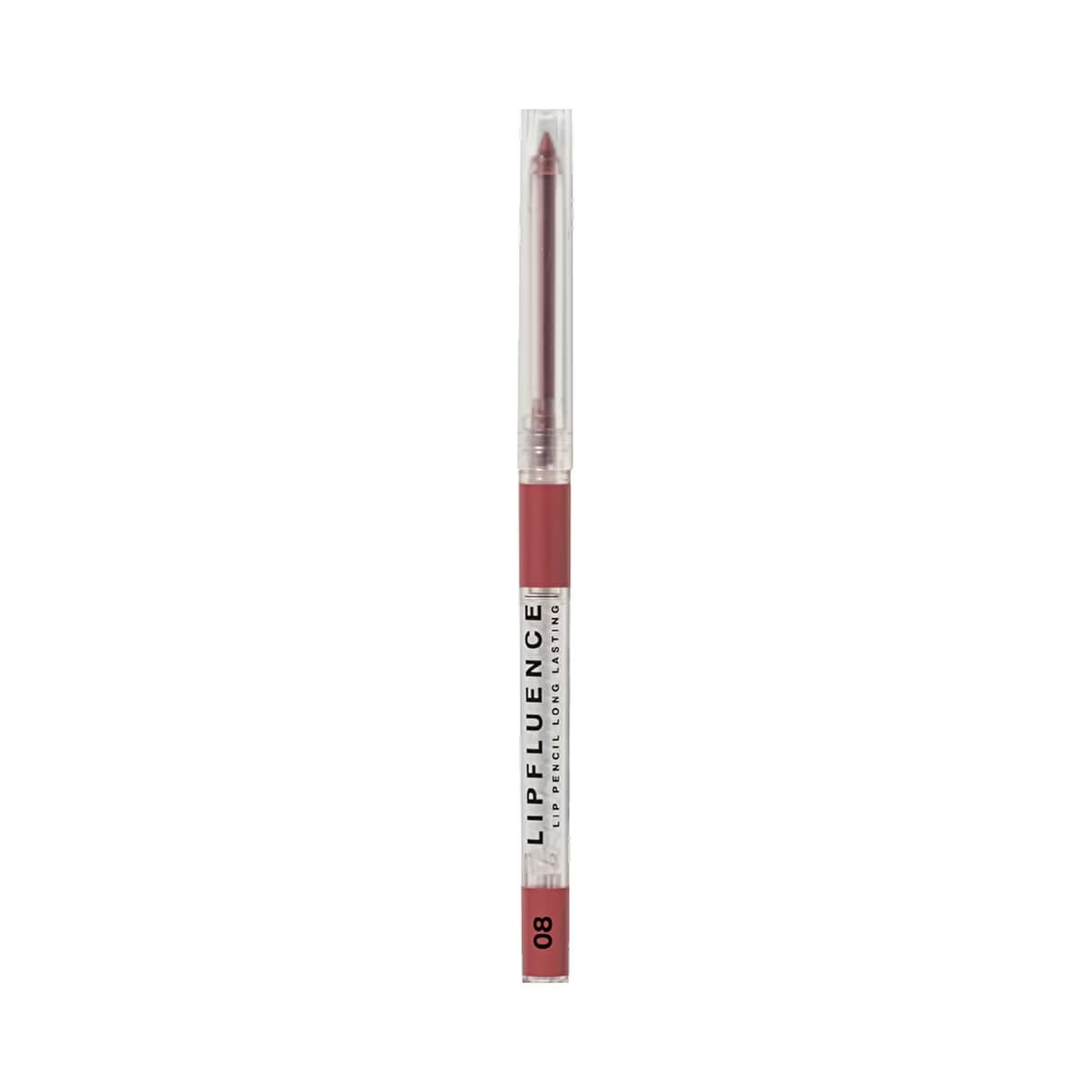 Influence Beauty Automatic Lipfluence Dudak Kalemi 08 Coral Beige - Long-Lasting Matte Lip Liner - Gratis