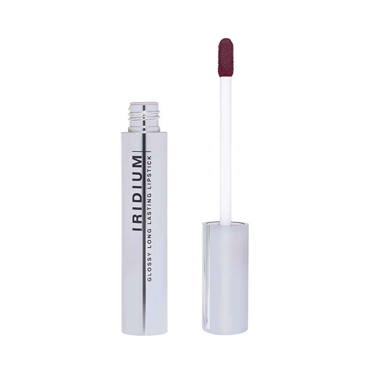 Influence Beauty Glossy Long Lasting Lipstick Iridium 04 Plum - High-Shine Long-Wear Lipstick - Gratis