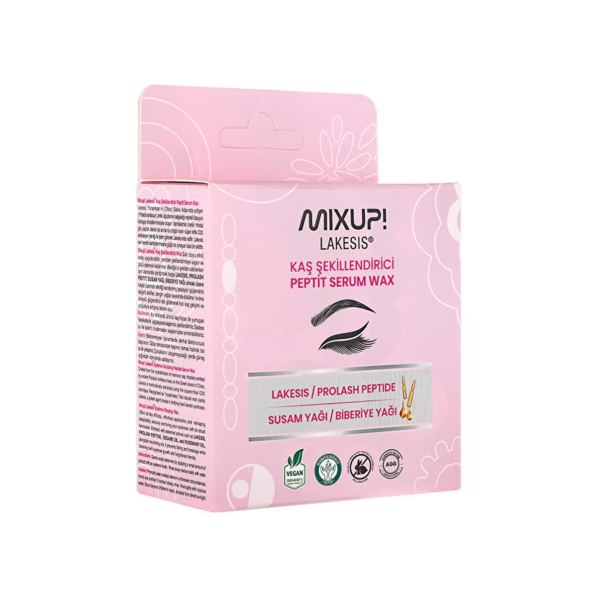 Mixup! Lakesis Kaş Şekillendirici Peptit Serum Wax 50 ml - Gratis