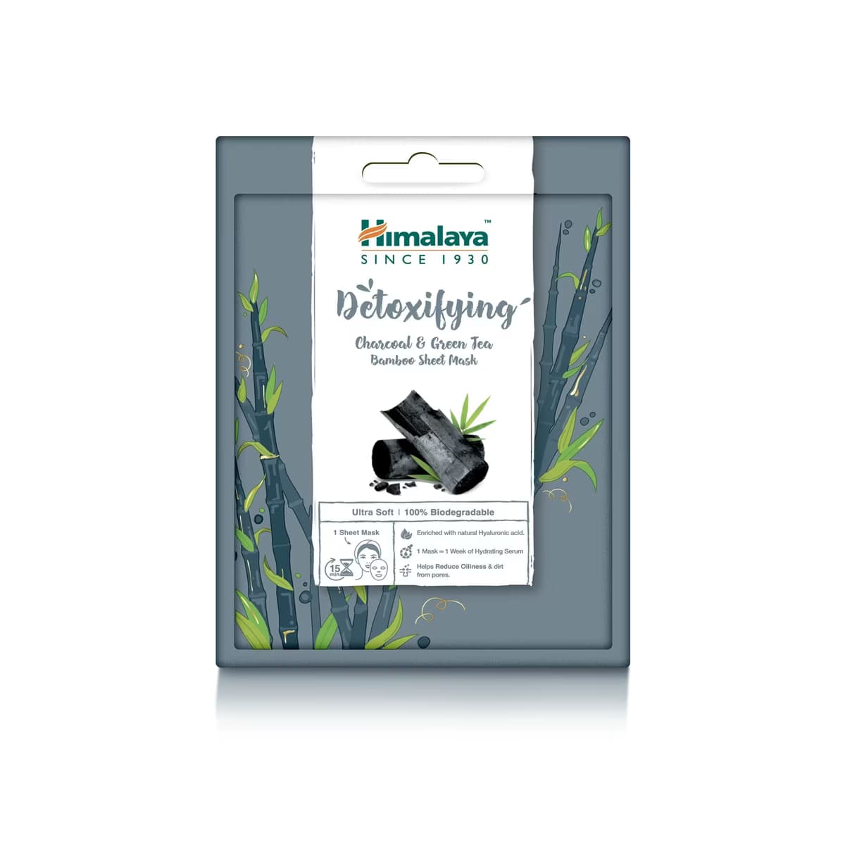 Himalaya Detoks Kömür ve Yeşil Çay Etkili Kağıt Maske 30 ml - Gratis