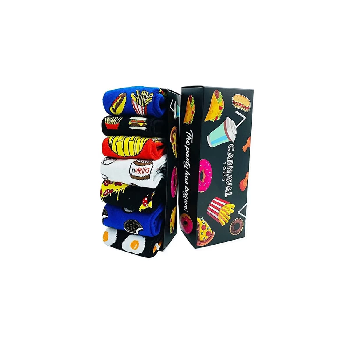 Carnaval Socks 5'li Fastfood Yemek Yiyecek Çorap Seti - Gratis