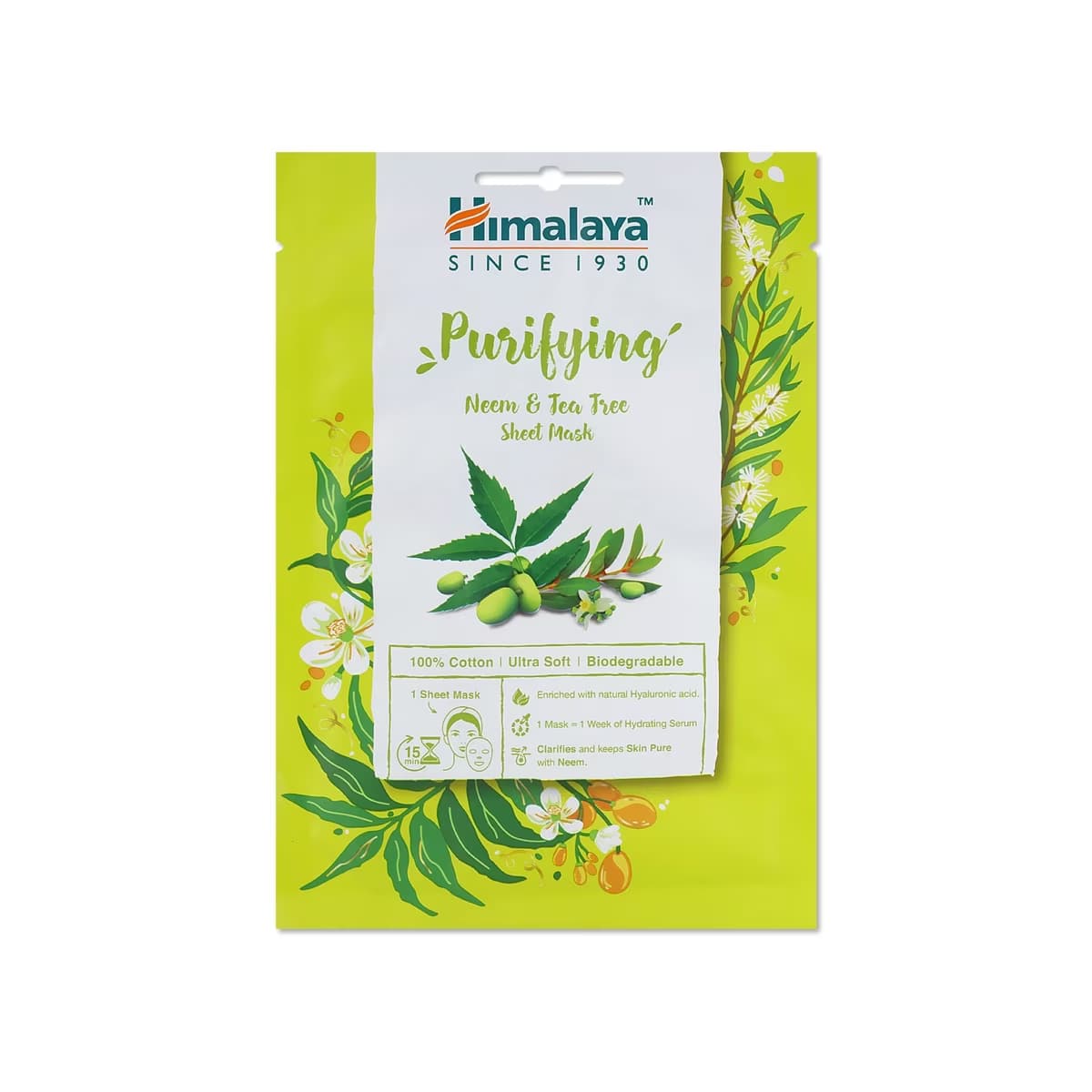Himalaya Arındırıcı Kağıt Maske 30 ml - Gratis