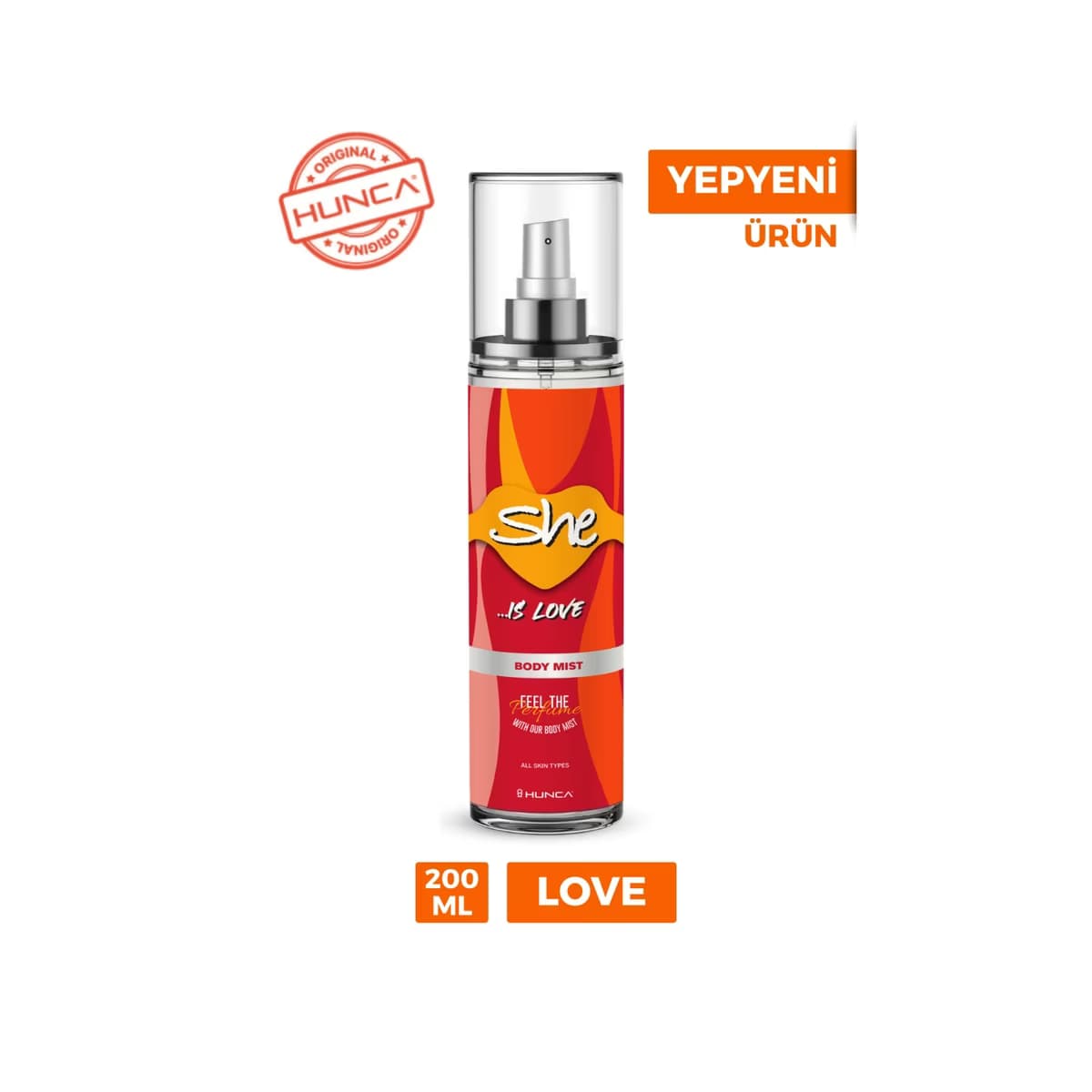 She Love Kadın Vücut Spreyi 200 ml - Gratis