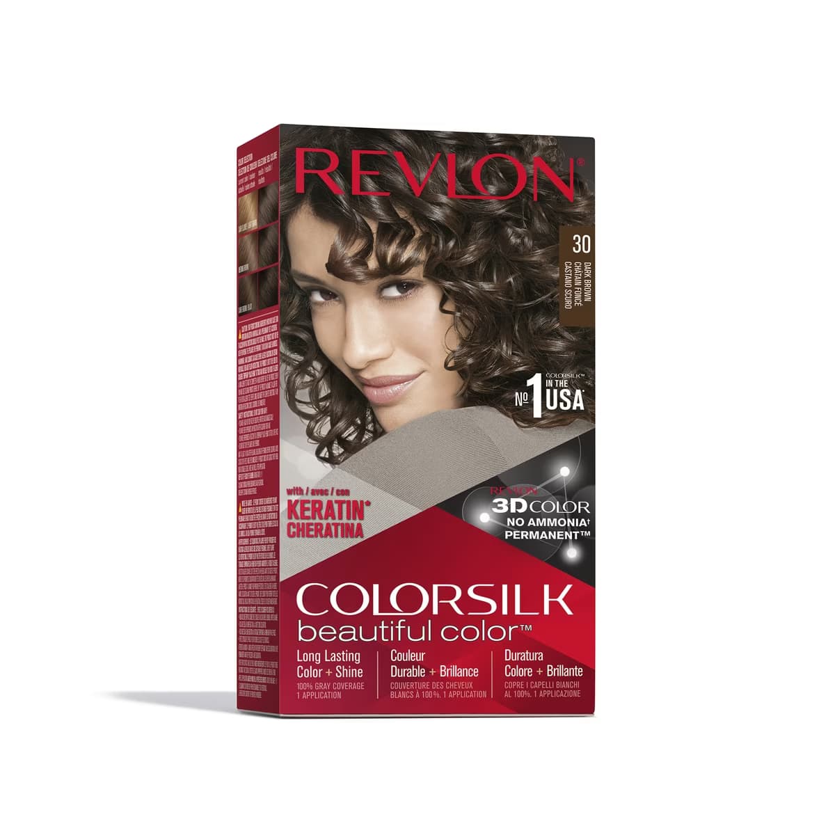 Revlon ColorSilk Beautiful Color Saç Boyası 30 Koyu Kahve - Gratis