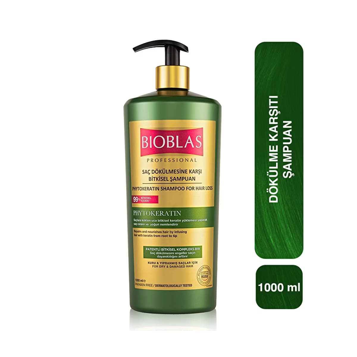 Bioblas Professional Onarıcı Phytokeratin Şampuanı 1000 ml - Gratis