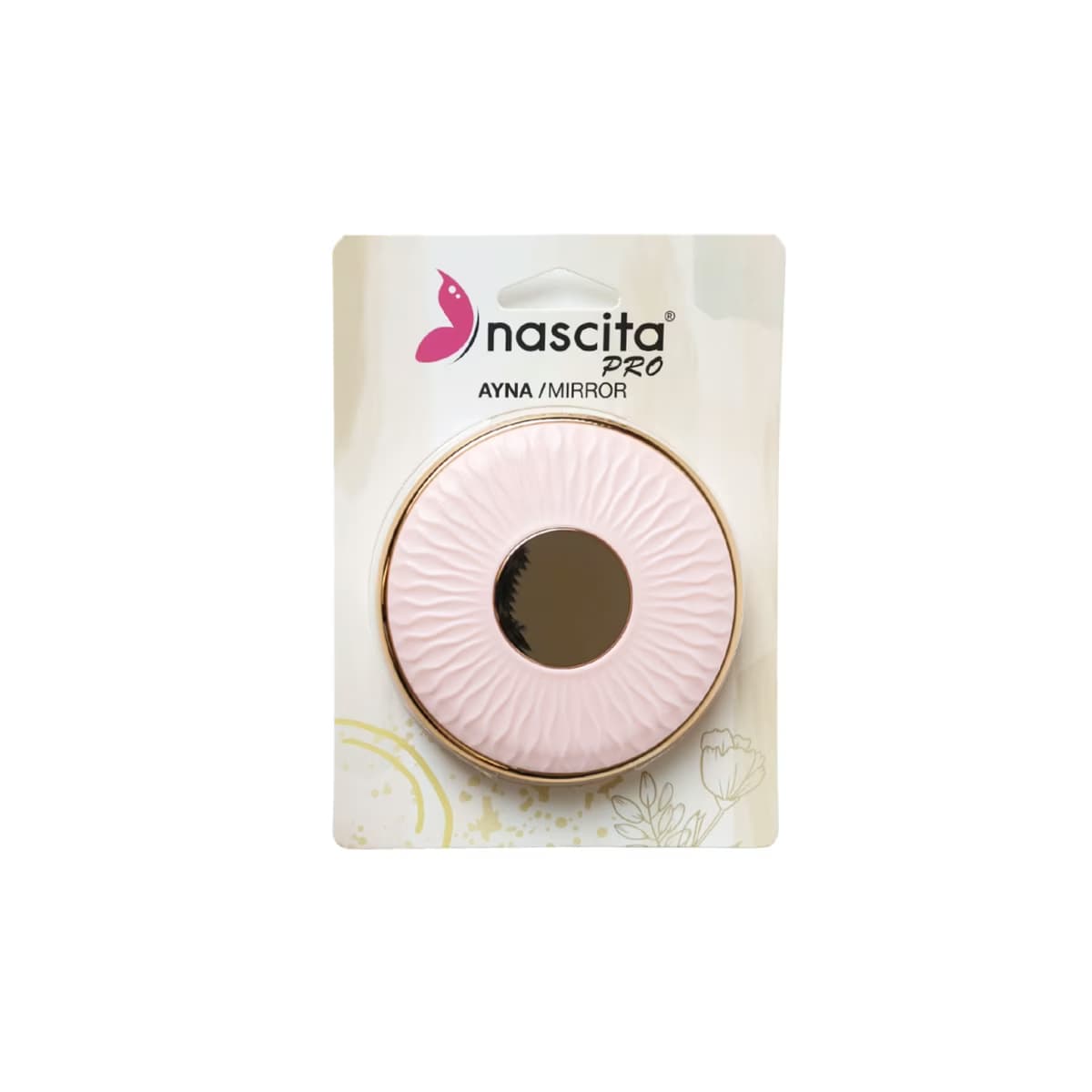 Nascita Taşınabilir Çanta Aynası Pembe 9 cm - Gratis