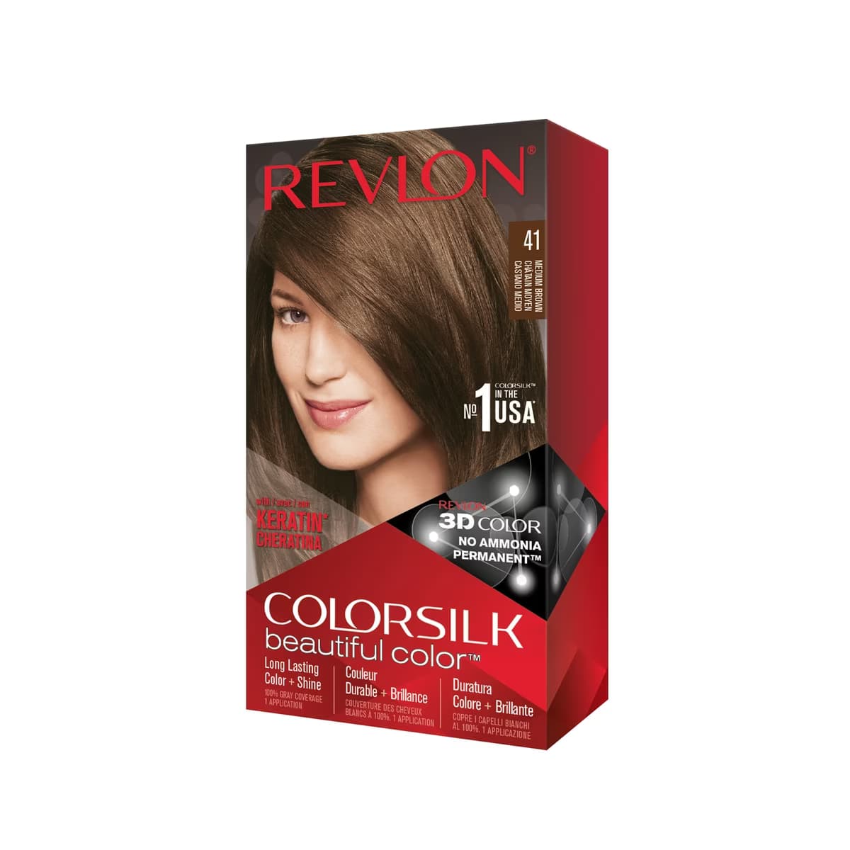 Revlon ColorSilk Beautiful Color Saç Boyası 41 Sıcak Kahve - Gratis