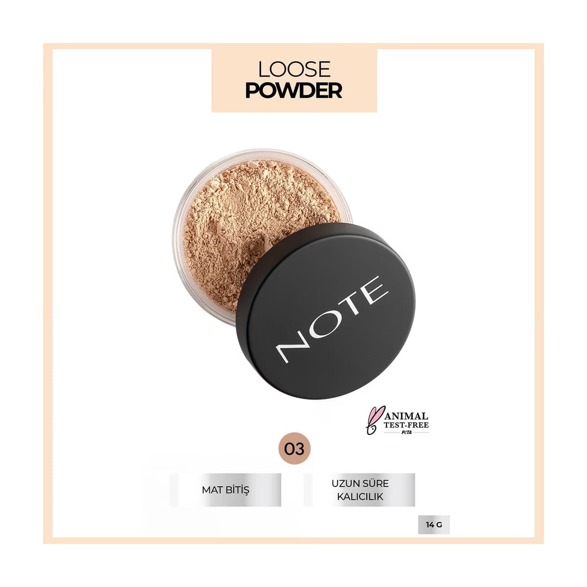 Note Loose Pudra 03 Porcelain - Gratis