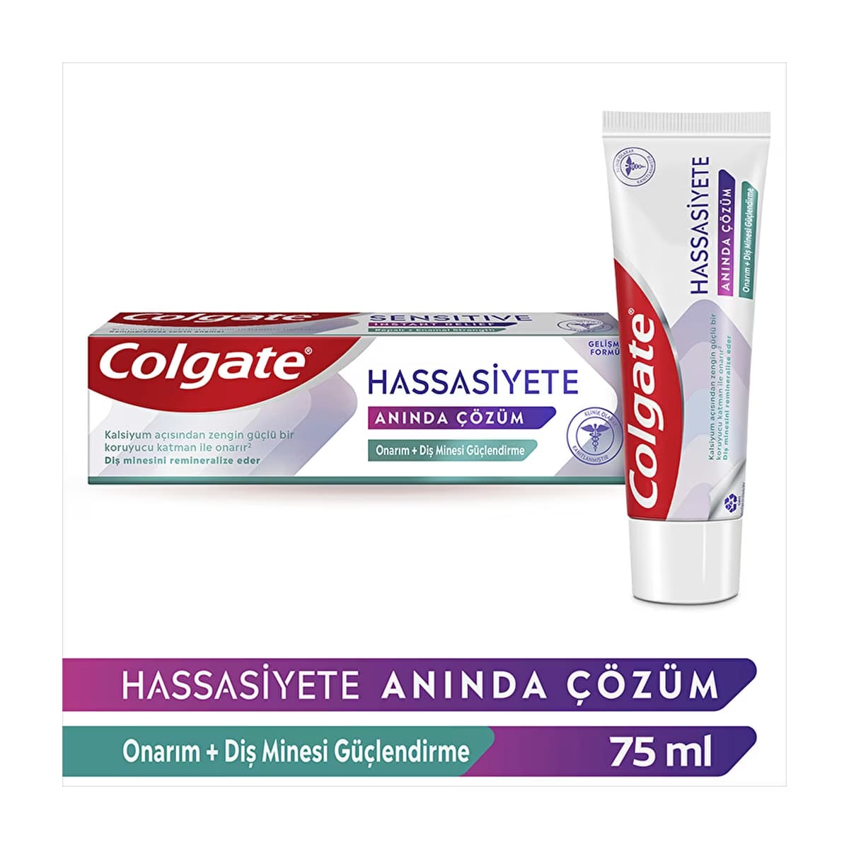 Colgate Hassasiyete Anında Çözüm Diş Macunu 75 ml - Gratis