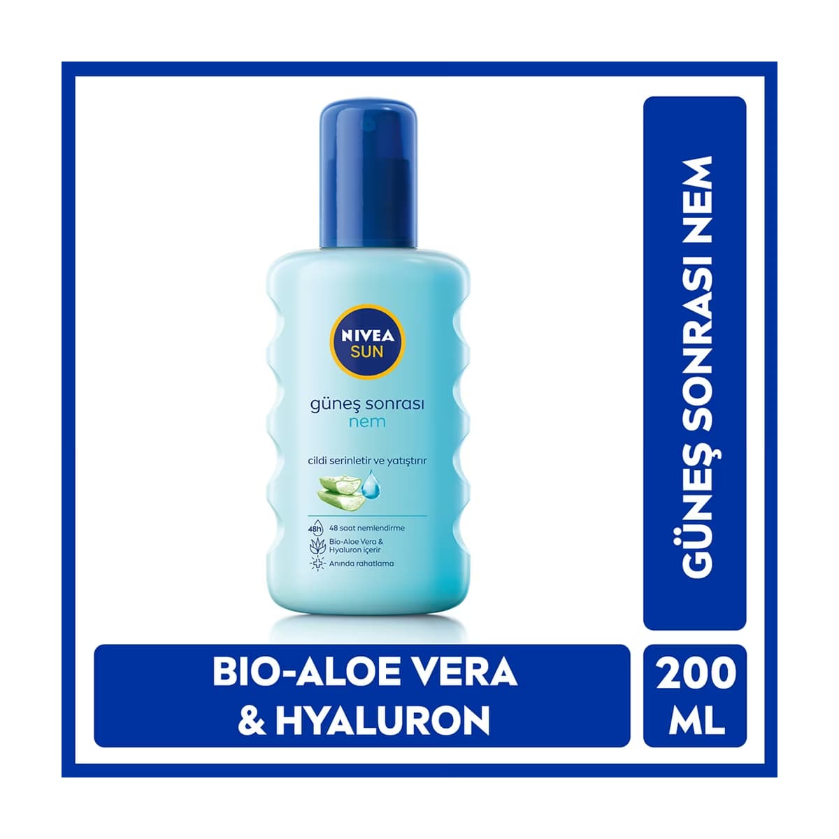 Nivea Sun Güneş Sonrası Nem Güneş Sonrası Spreyi 200 ml - Gratis