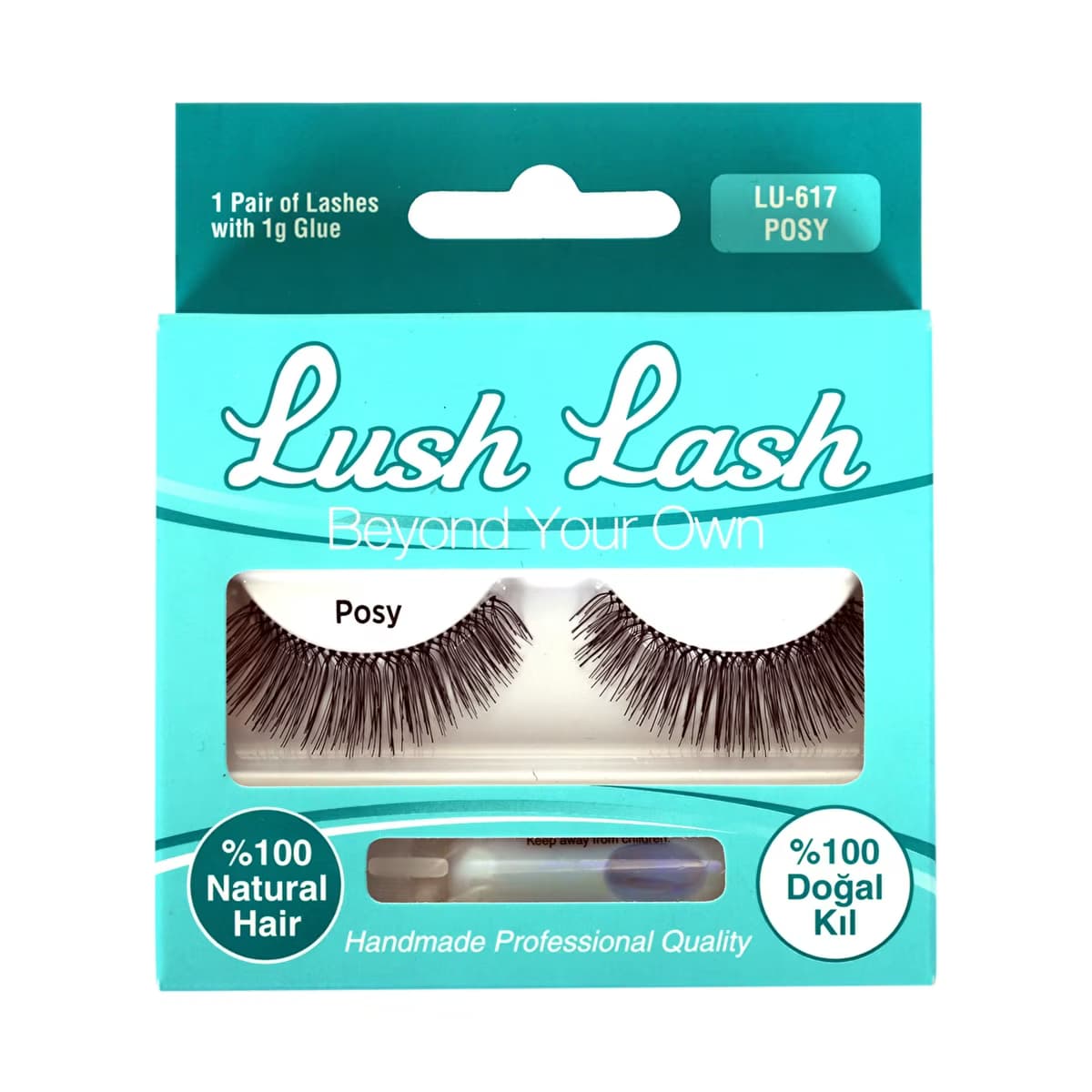 Lush Lash Doğal Kıl Posy Takma Kirpik LU-617 - Gratis