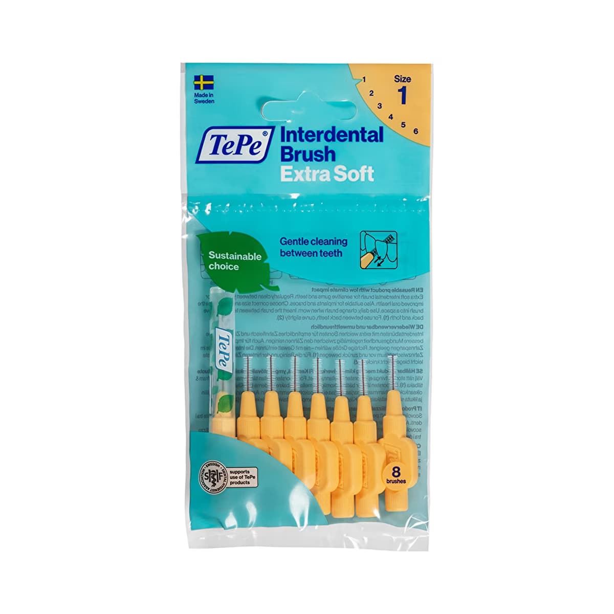 Tepe X-Soft Arayüz Fırçası 0.45 mm Turuncu 8'li Paket - Gratis