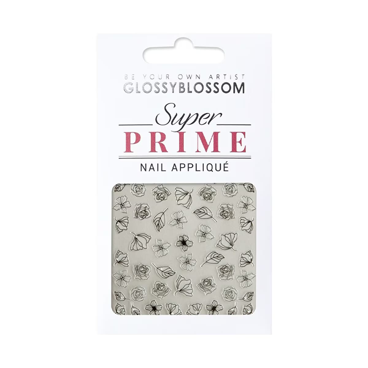 Glossy Blossom Floral Garden Midnight Tırnak Sticker 45257 - Gratis