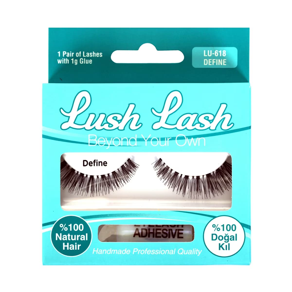 Lush Lash Doğal Kıl Define Takma Kirpik LU-618 - Gratis