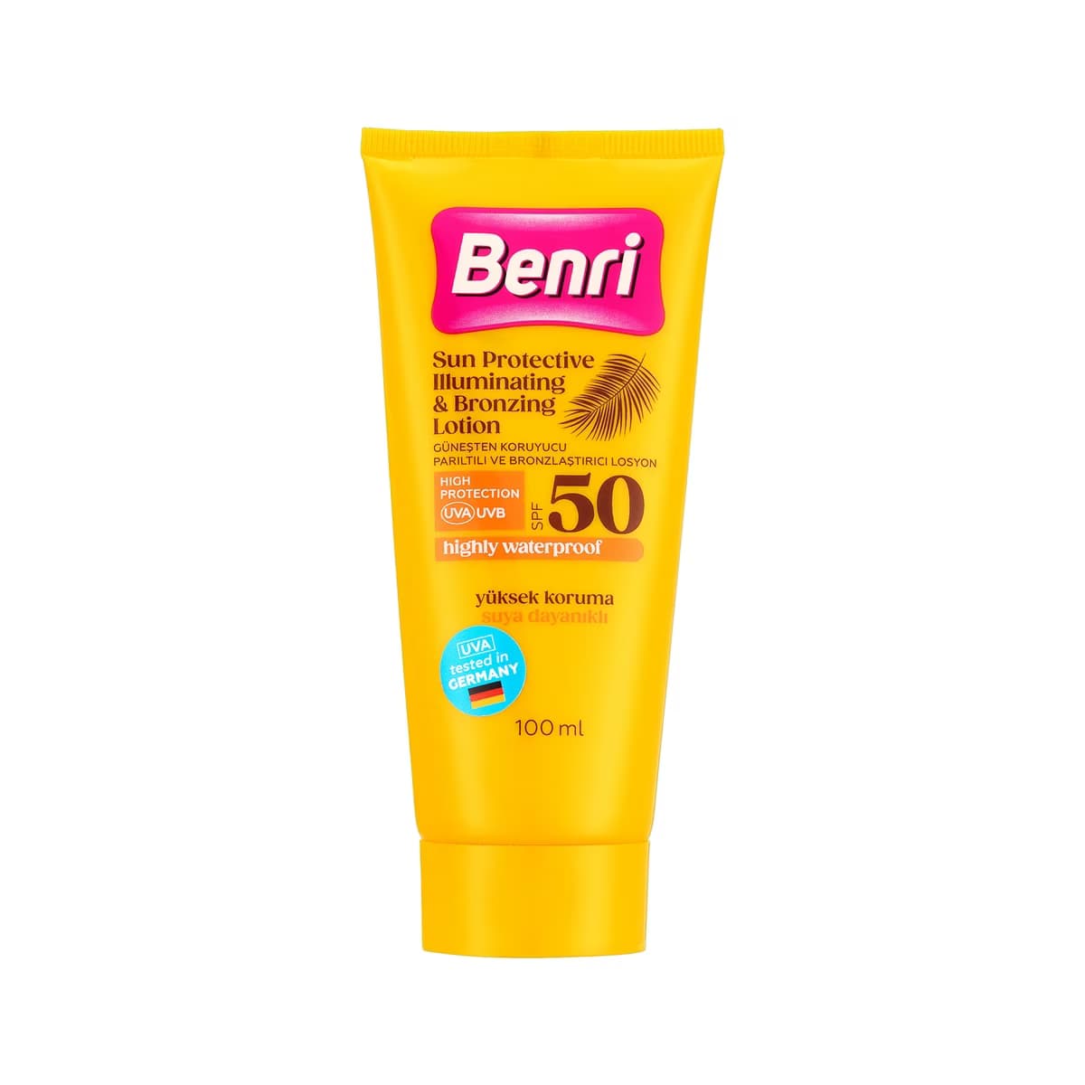 Benri Güneş Parıltılı Losyon SPF50 100 ml - Gratis