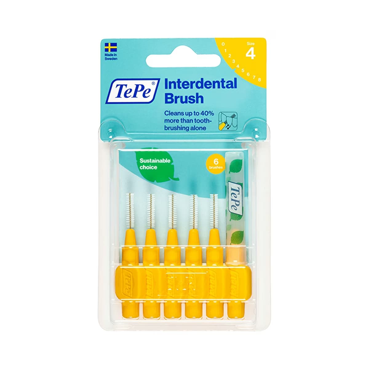 Tepe Blister Arayüz Fırçası 0.7 mm Sarı 6'lı Paket - Gratis