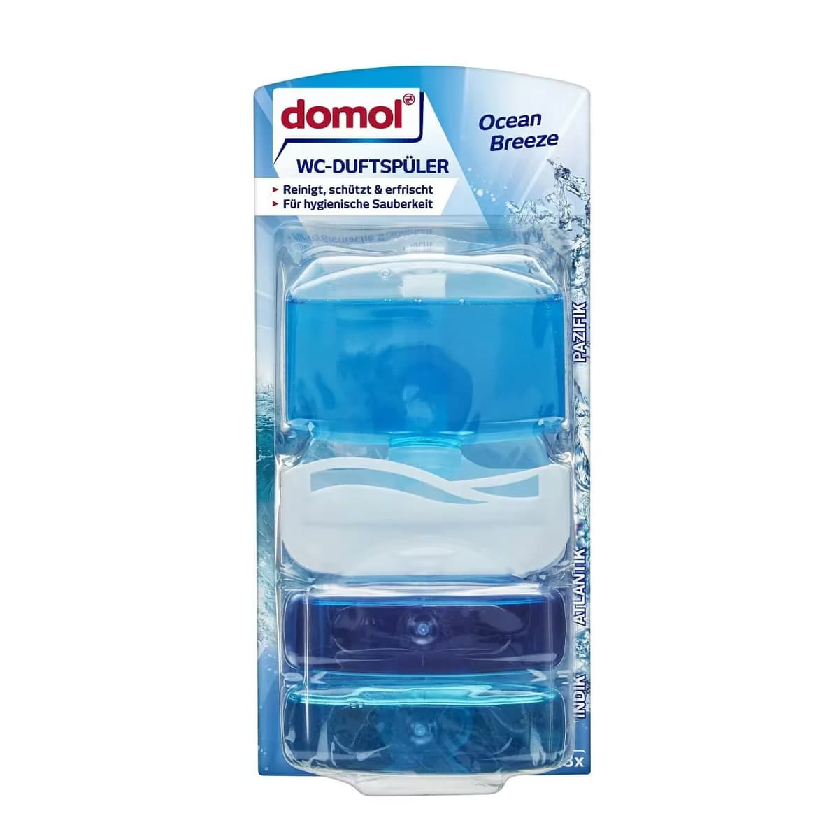 Domol Tuvalet Koku Giderici Jel Okyanus Esintisi 3x55 ml