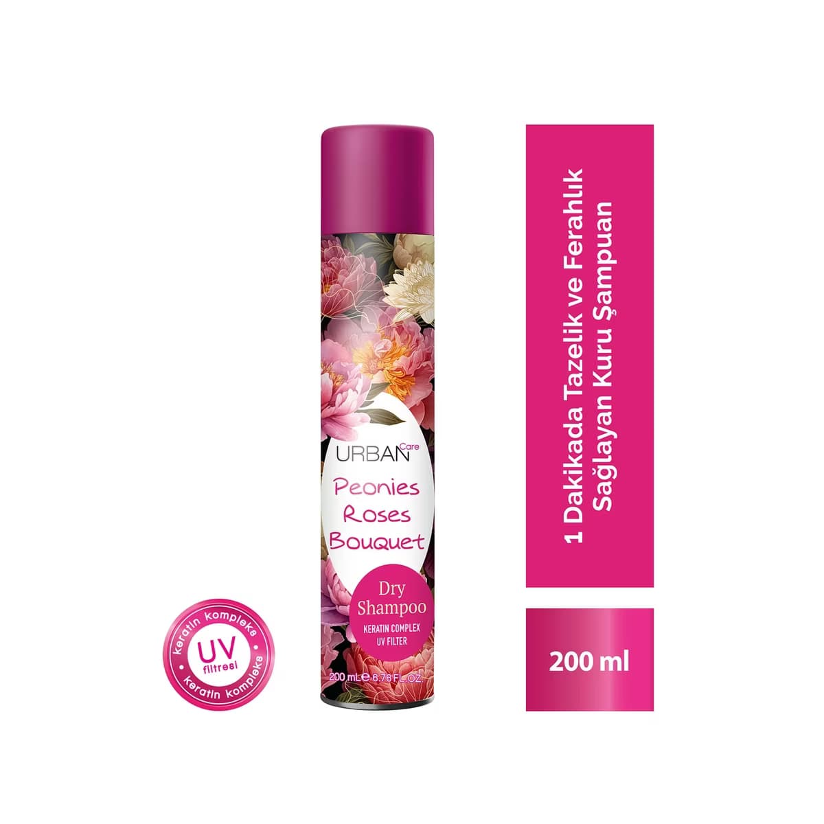 Urban Care Peonies Roses Bouquet Hacimlendirici Kuru Şampuan 200 ml - Gratis