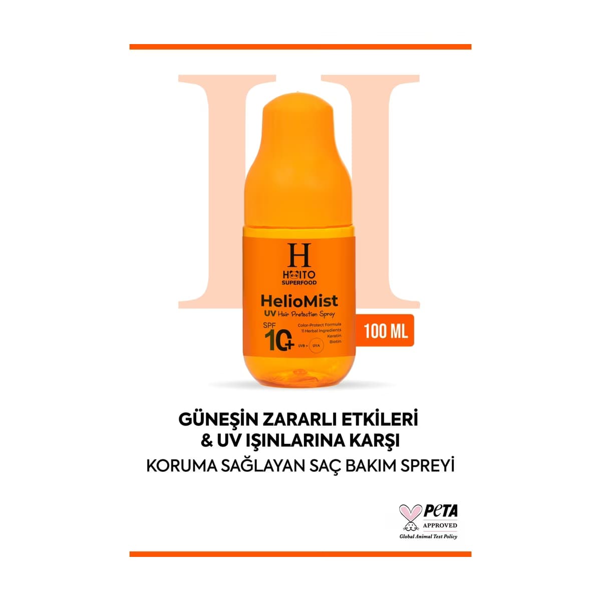 Hoito HelioMist Güneşin Zararlı Etkilerinden ve UV Işınlarına Karşı Koruma Sağlayan Saç Bakım Spreyi - Gratis
