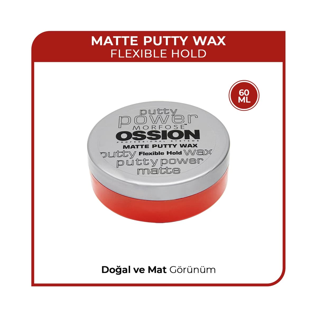 Morfose Ossion Putty Matte Wax 60 ml - Gratis
