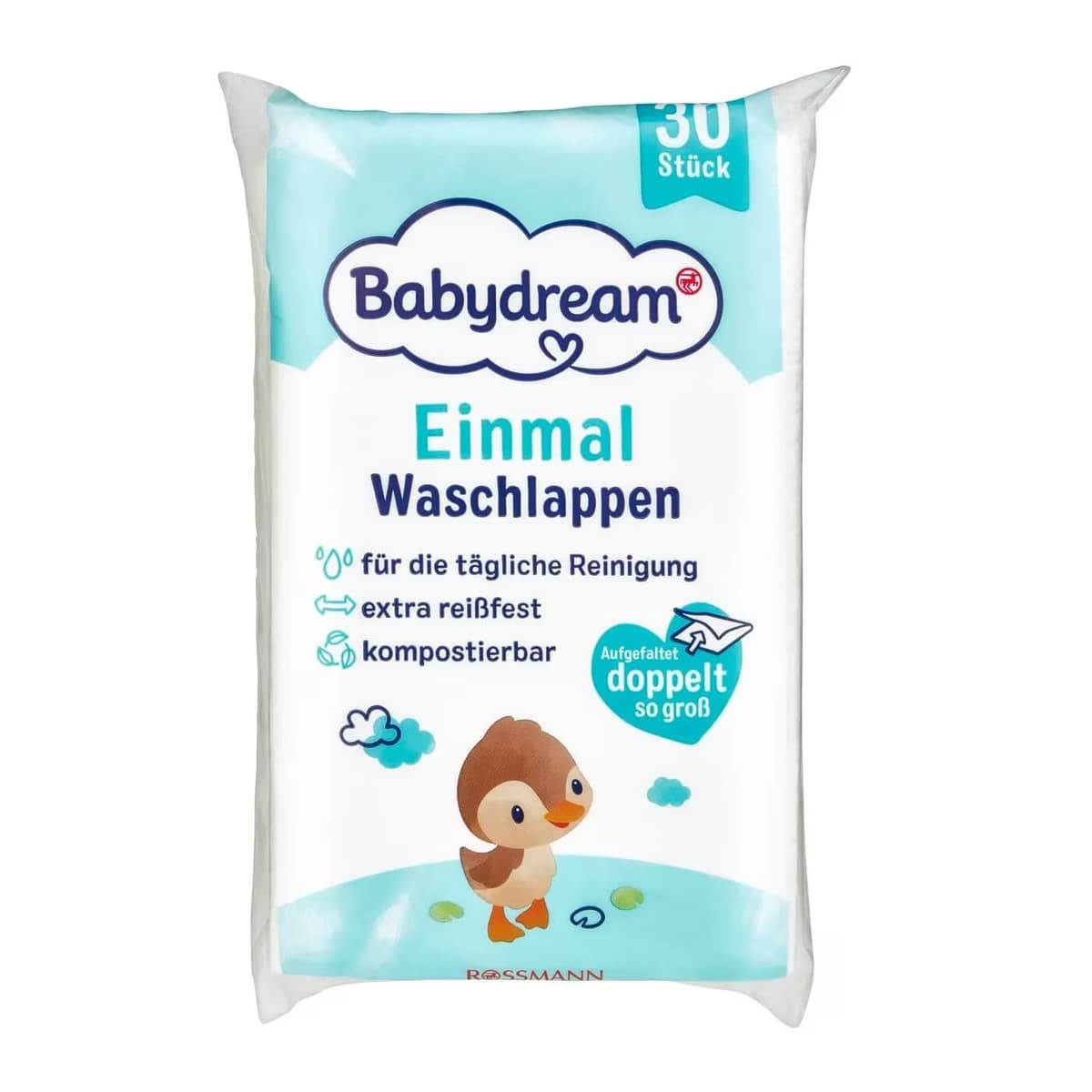 Babydream Bebek Yıkama Bezi Tek Kullanımlık 30 adet