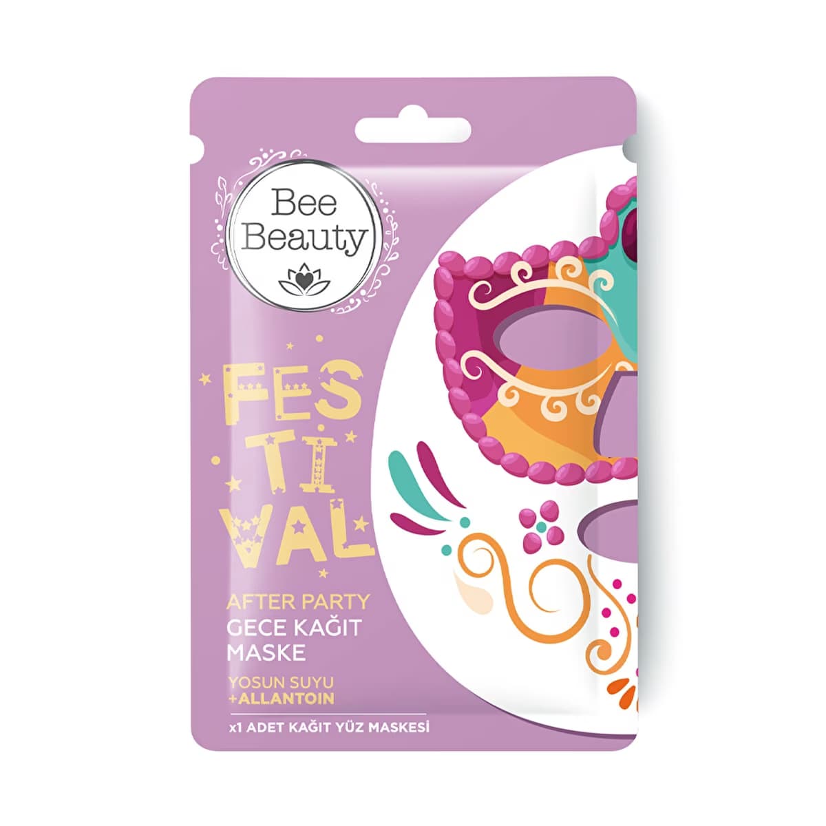 Bee Beauty After Party Kağıt Maske - Gratis