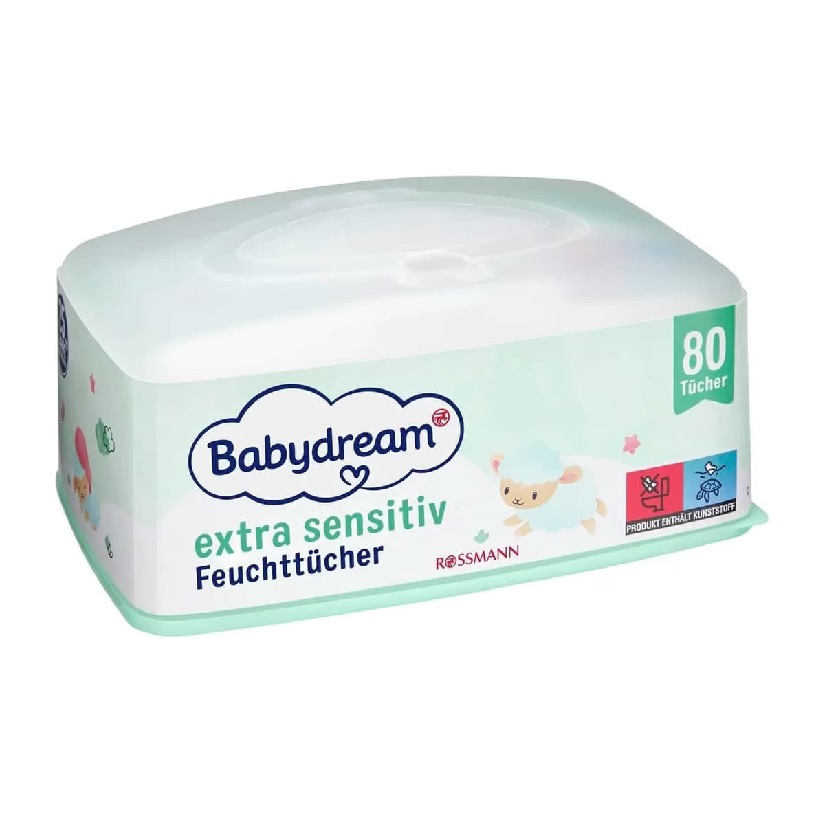 Babydream Bebek Islak Mendil Çok Hassas Cilt, Aloe Veralı 80'li