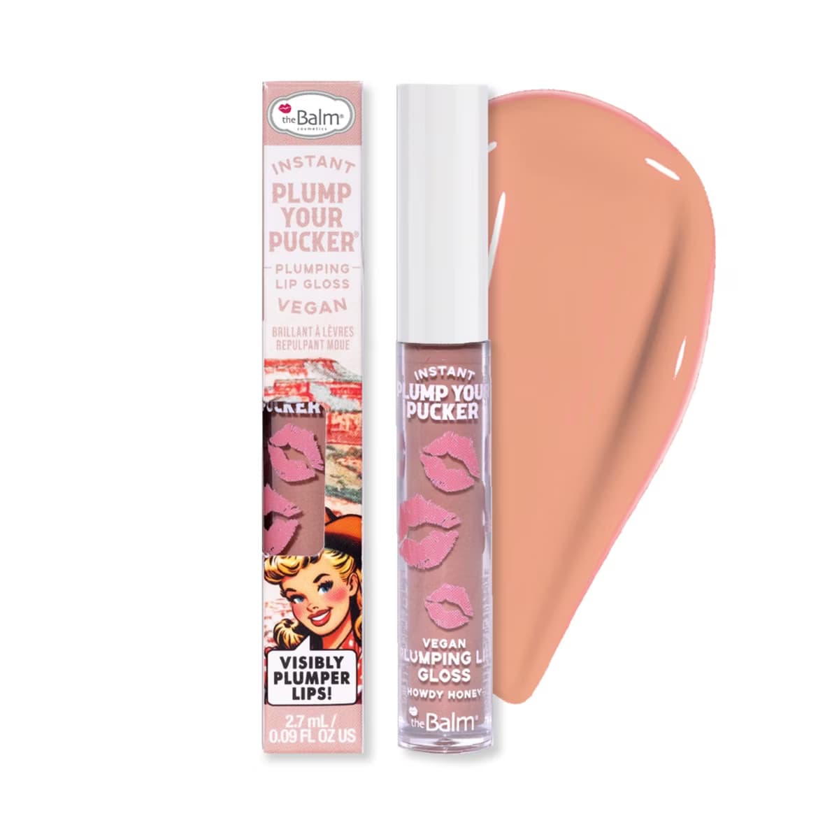 theBalm Instant Plump Your Pucker Dudak Parlatıcısı Howdy Honey - Gratis
