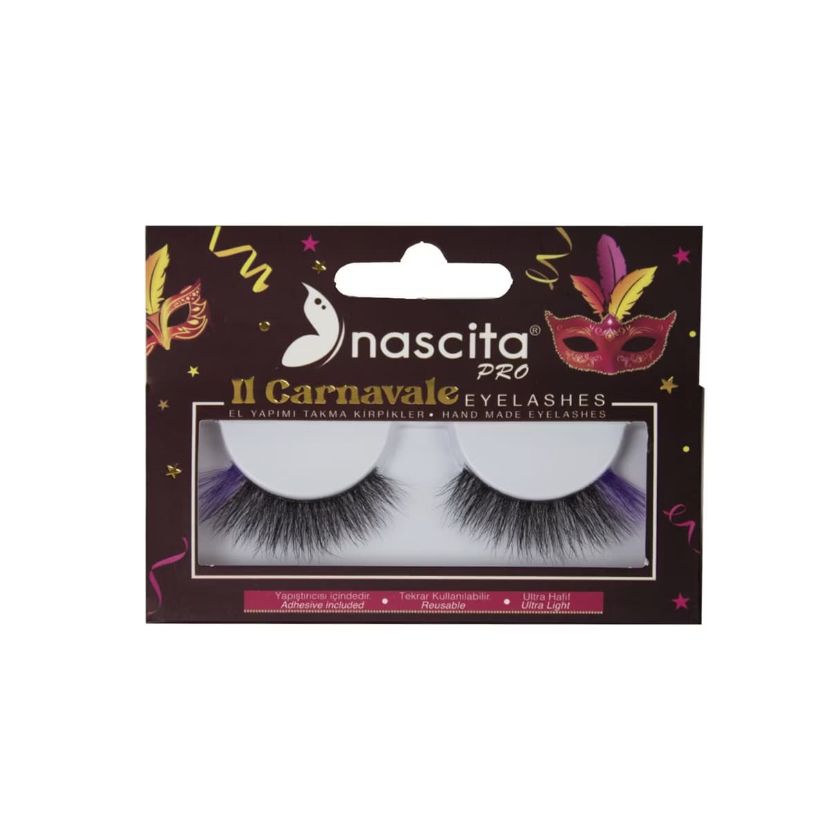 Nascita Carnavale Renkli Takma Kirpik 127 - Gratis